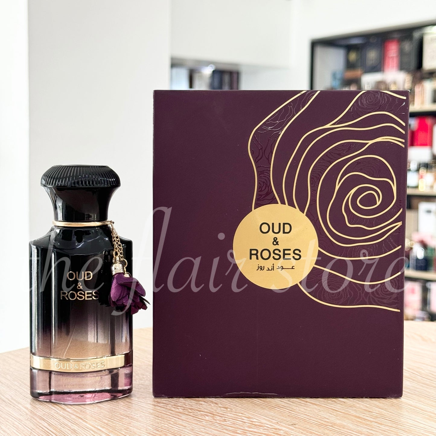 AHMED AL MAGHRIBI OUD AND ROSES 60ml Extrait de parfum