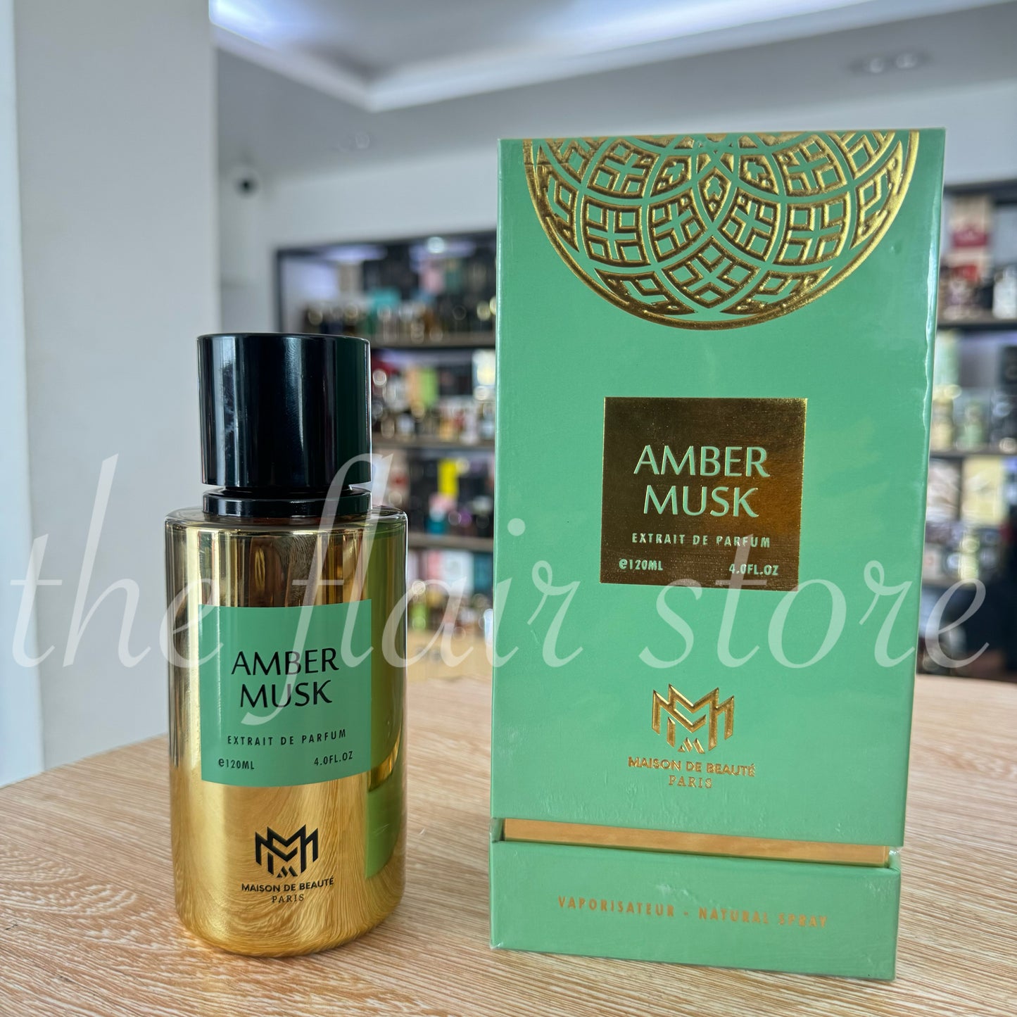 MAISON DE BEAUTÉ AMBER MUSK 120ml Extrait de parfum