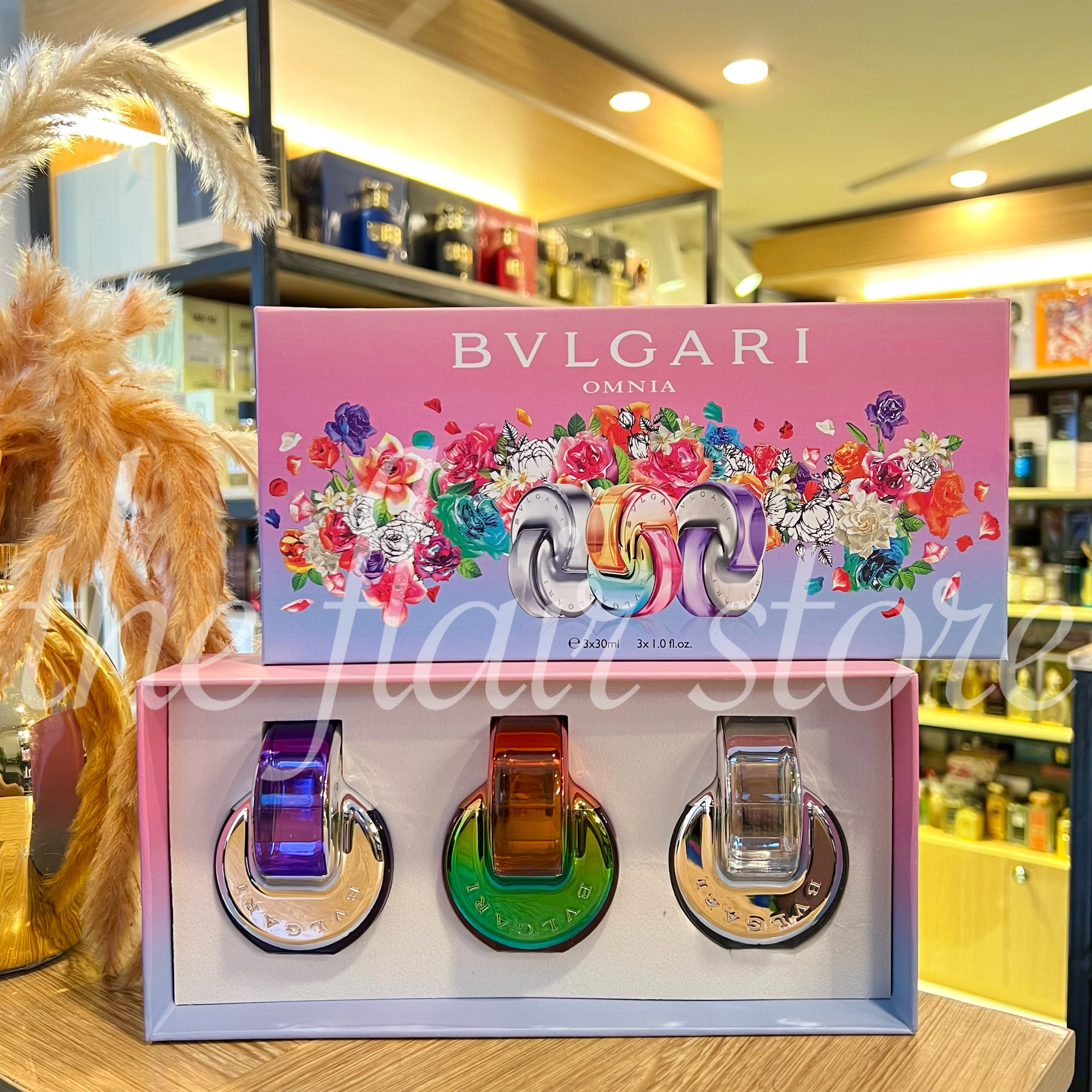 BVLGARI MINIATURE SET 3in1 30ml each THE FLAIR STORE