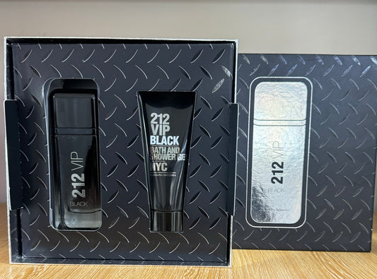 CAROLINA HERRERA 212 VIP BLACK SET FOR MEN