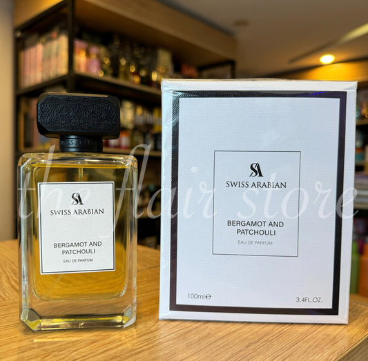 SWISS ARABIAN BERGAMOT AND PATCHOULI 100ML EDP