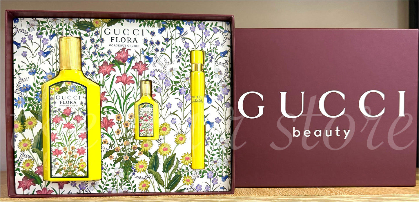 GUCCI FLORA EDP GIFT SET FOR WOMEN