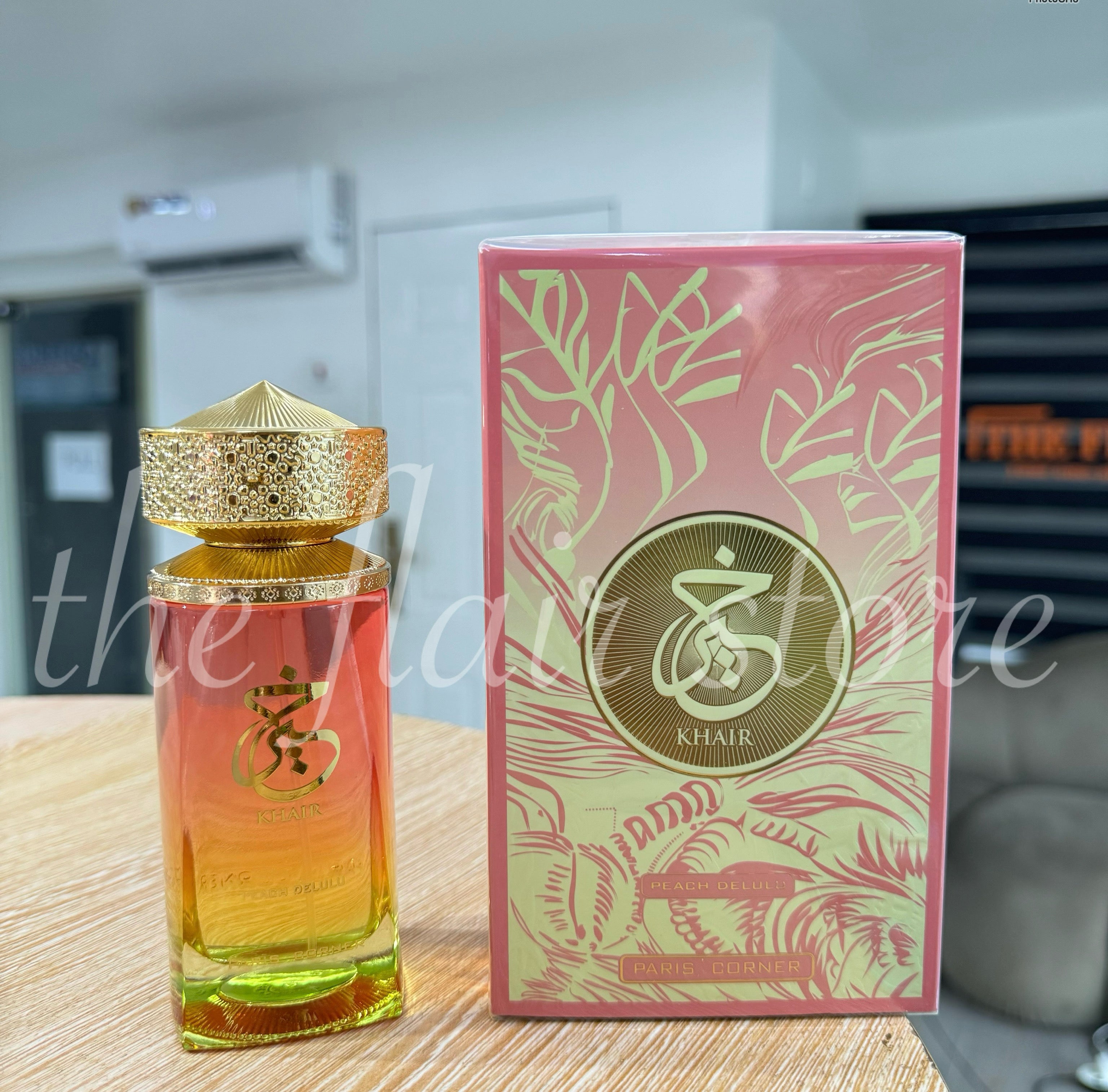 KHAIR PEACH DELULU 100ml EDP – THE FLAIR STORE